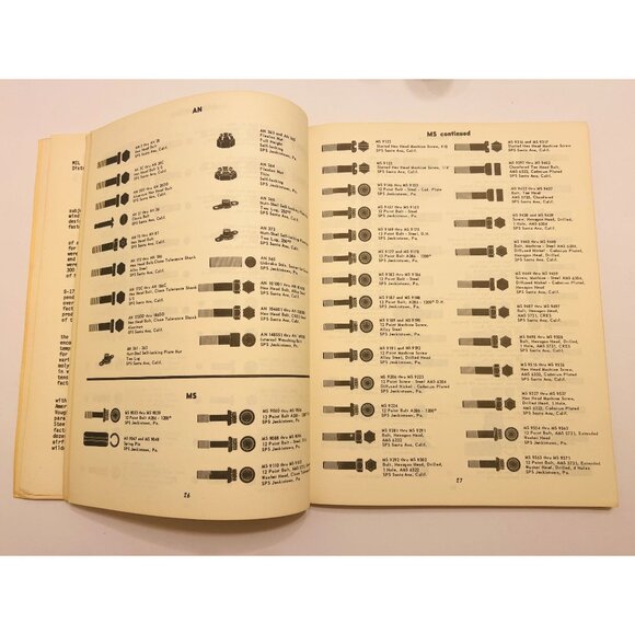 Aircraft Hardware Standards Manual & Engineering Reference 1971 Aviation Book - Picture 5 of 9